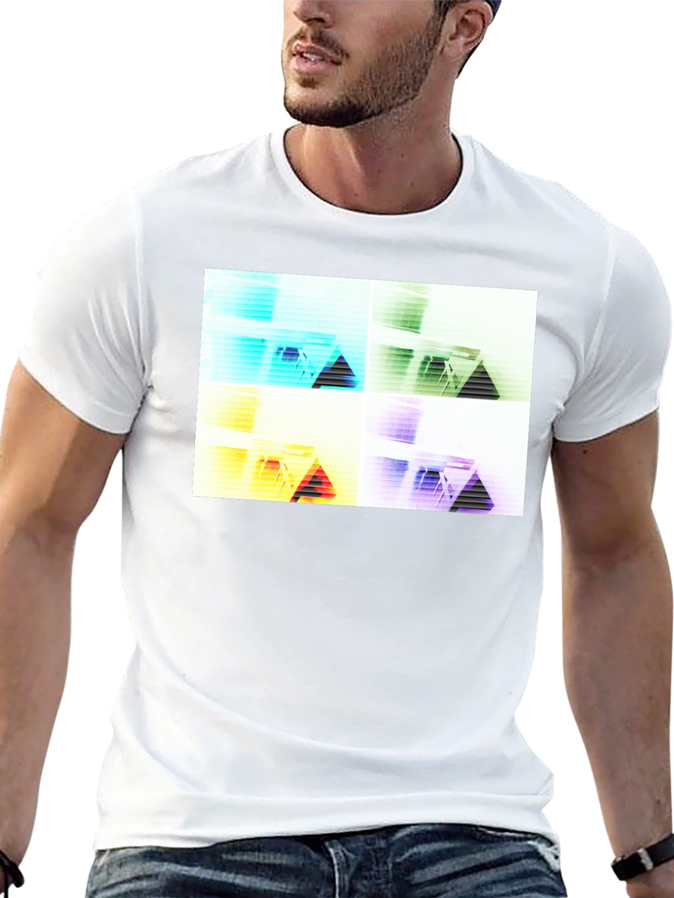 Abstract Geometry T-Shirt - Modern Graphic Tee