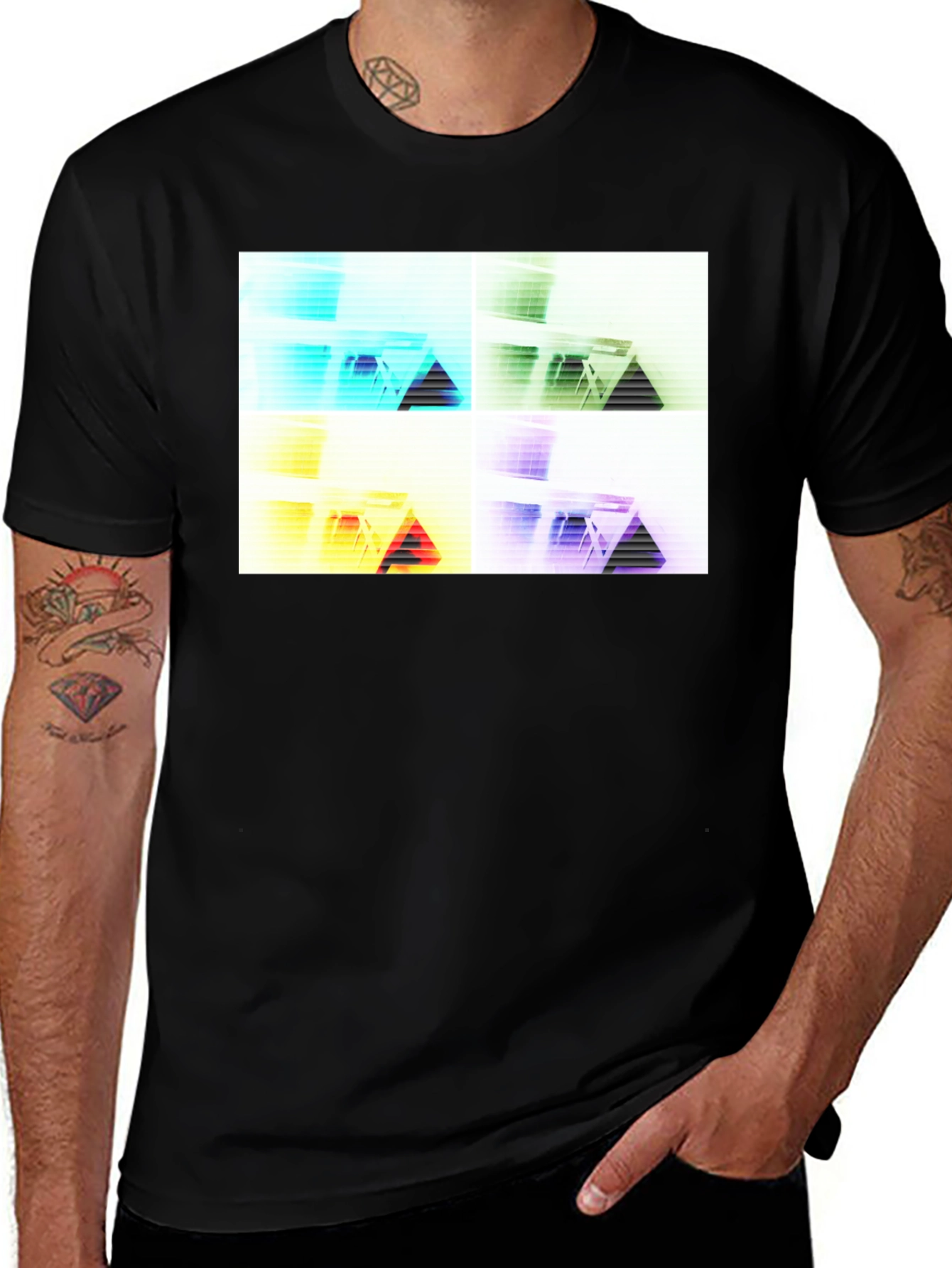 Abstract Geometry T-Shirt - Modern Graphic Tee