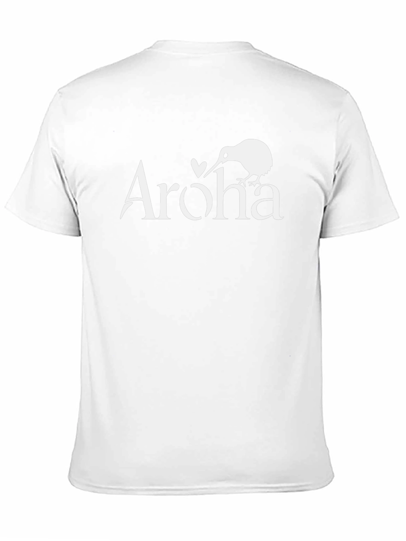 Aroha Kiwi Bird Graphic Tee - Black