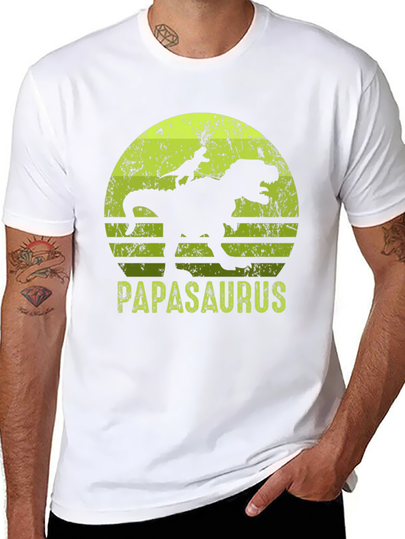 Papasaurus T-Shirt - Fathers Day Dinosaur Tee