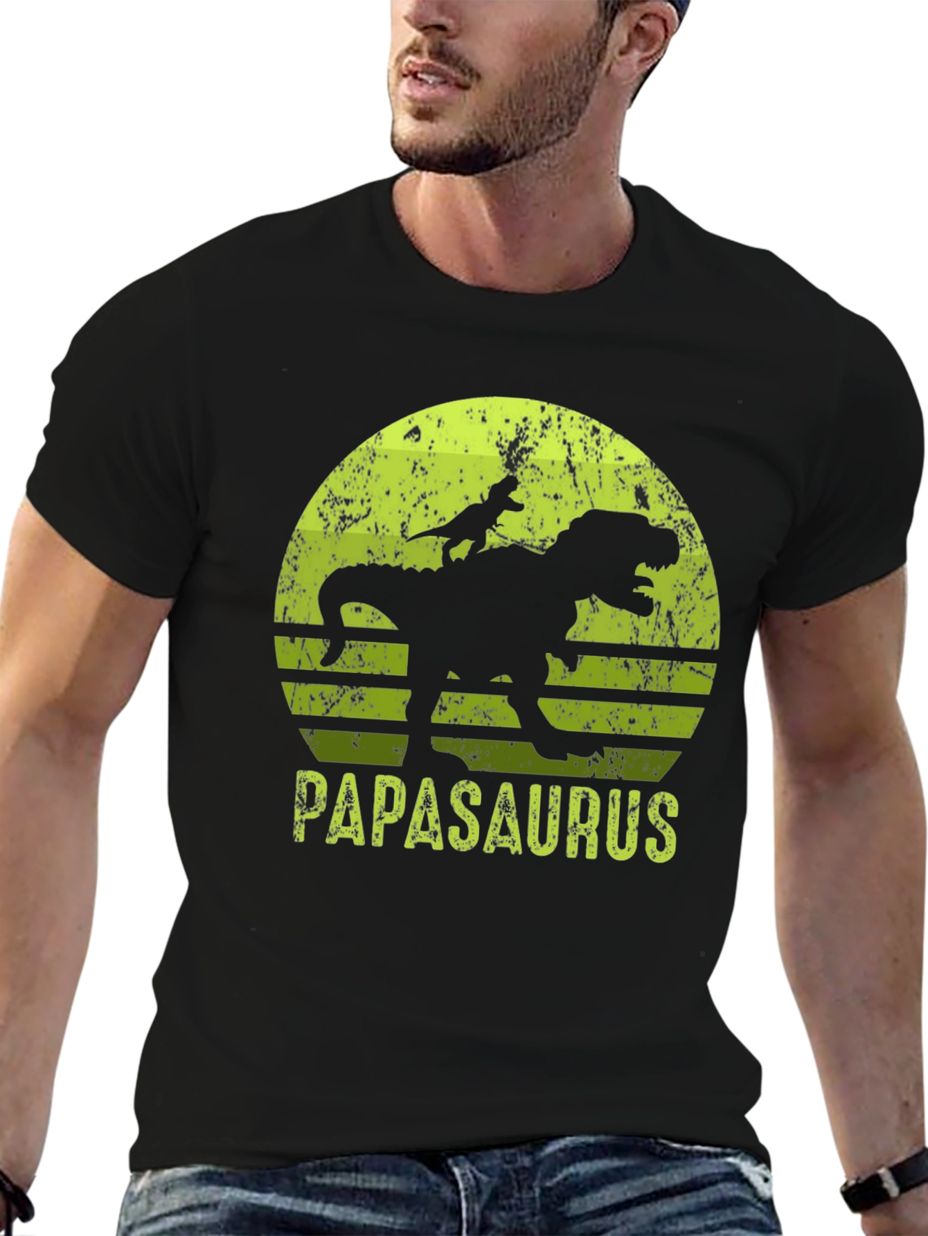 Papasaurus T-Shirt - Fathers Day Dinosaur Tee