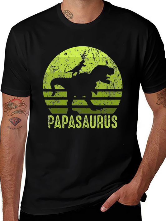 Papasaurus T-Shirt - Fathers Day Dinosaur Tee