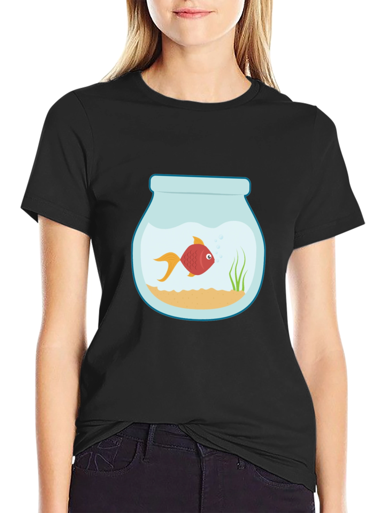 Fishbowl Graphic Tee - Unique Design