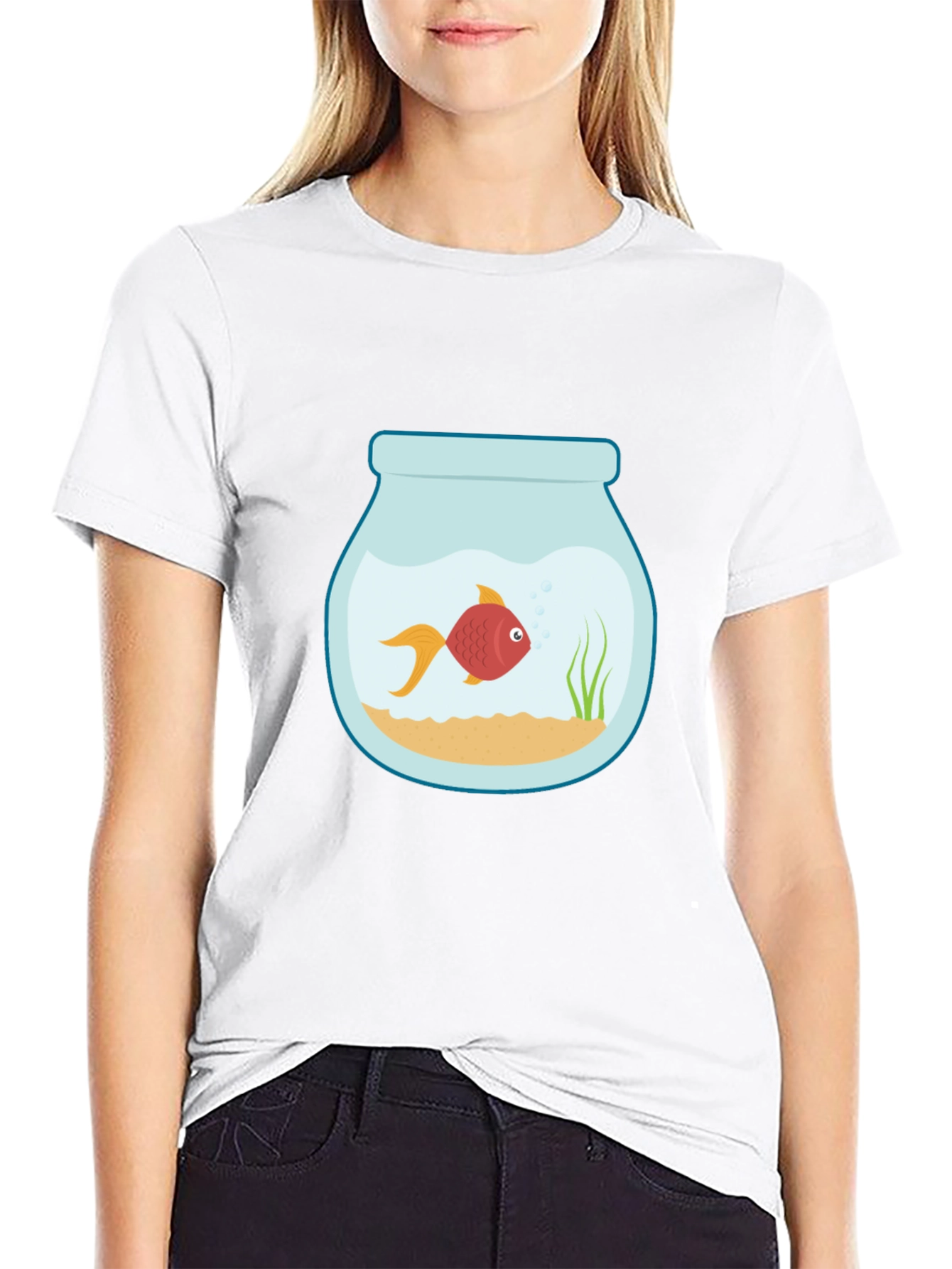 Fishbowl Graphic Tee - Unique Design