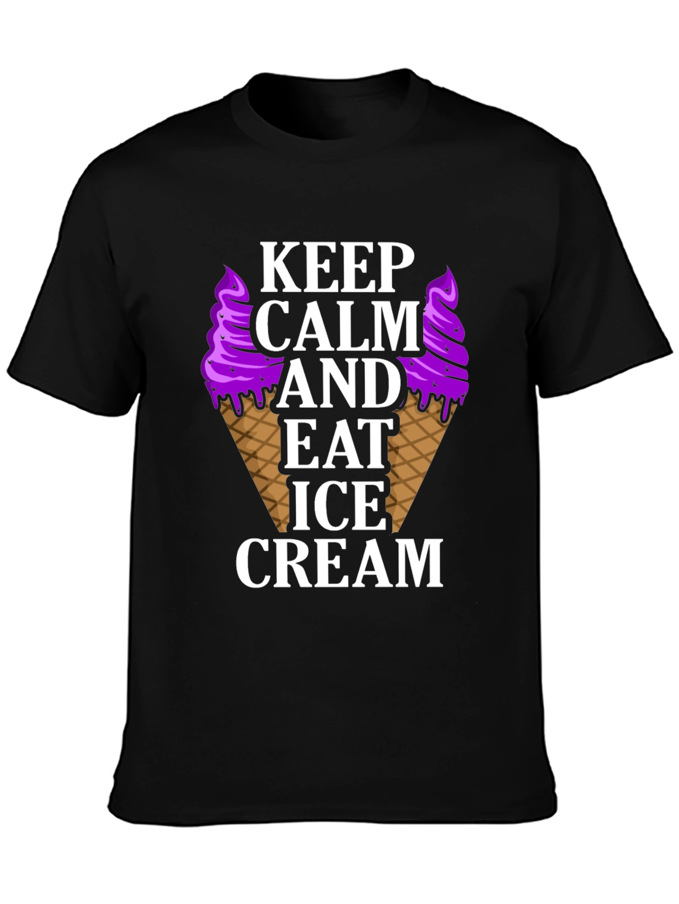 Keep Calm Eat Ice Cream T-Shirt