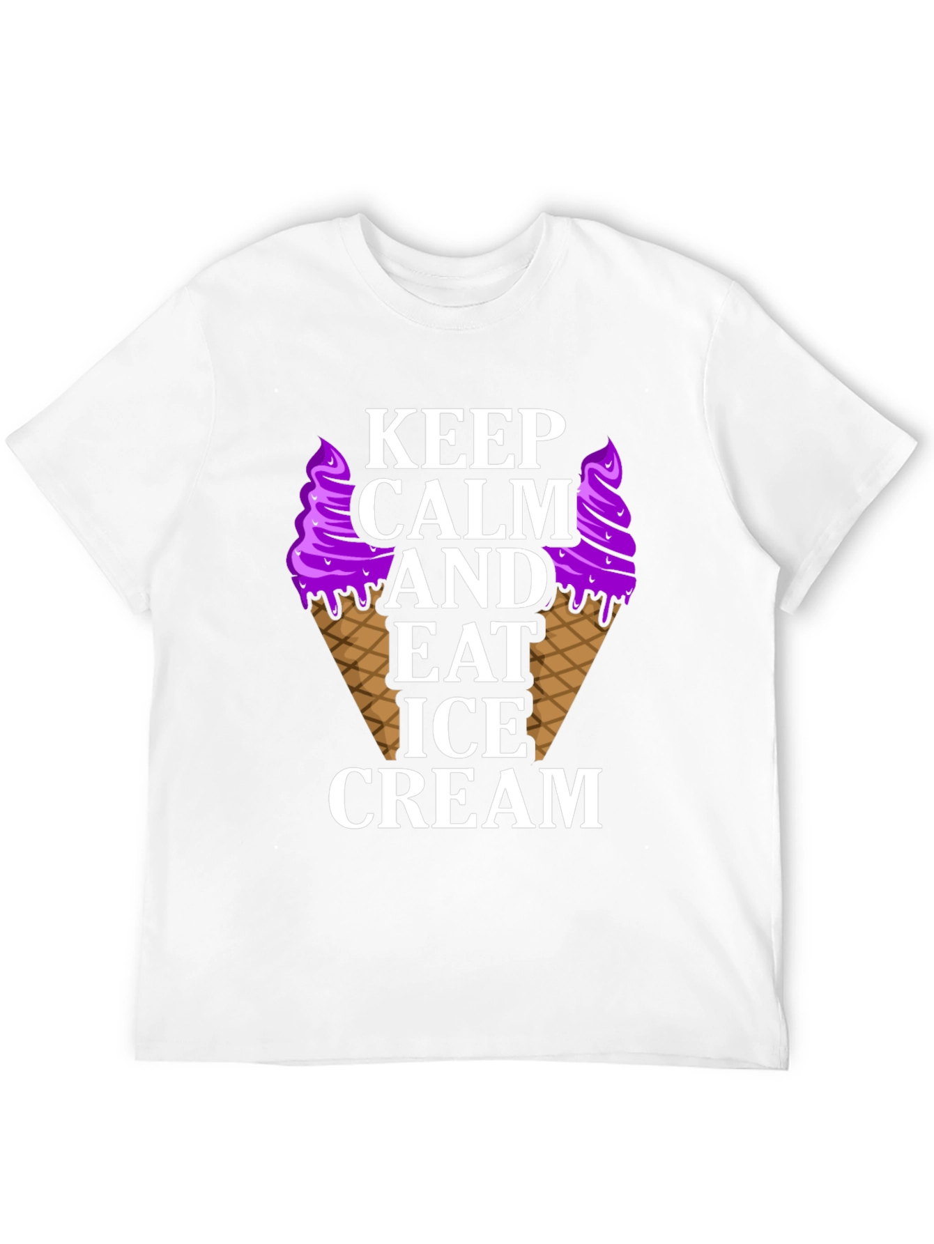 Keep Calm Eat Ice Cream T-Shirt