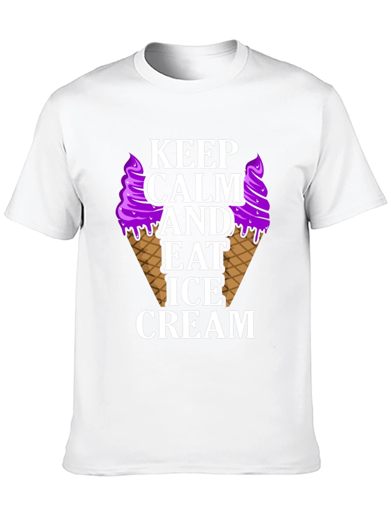 Keep Calm Eat Ice Cream T-Shirt