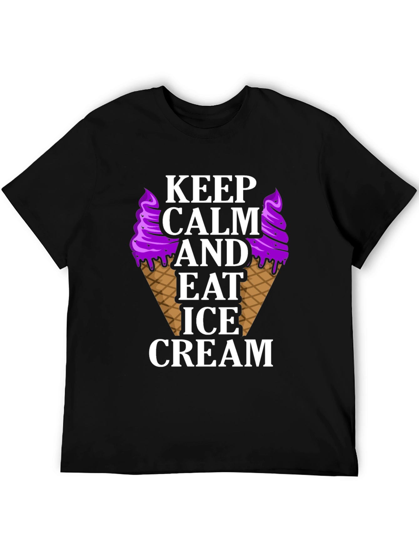 Keep Calm Eat Ice Cream T-Shirt