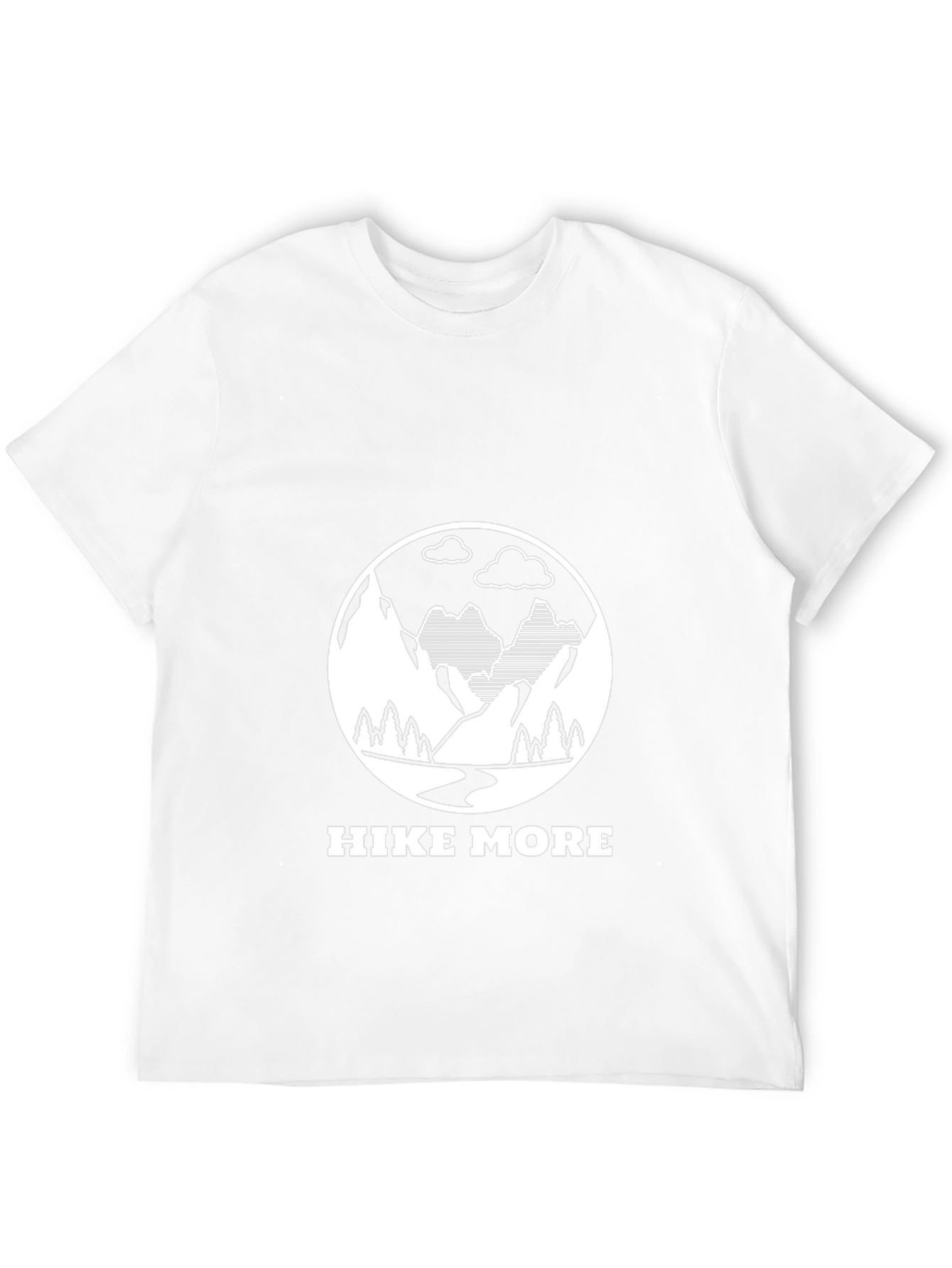 Hike More Graphic Tee - Black Cotton Blend