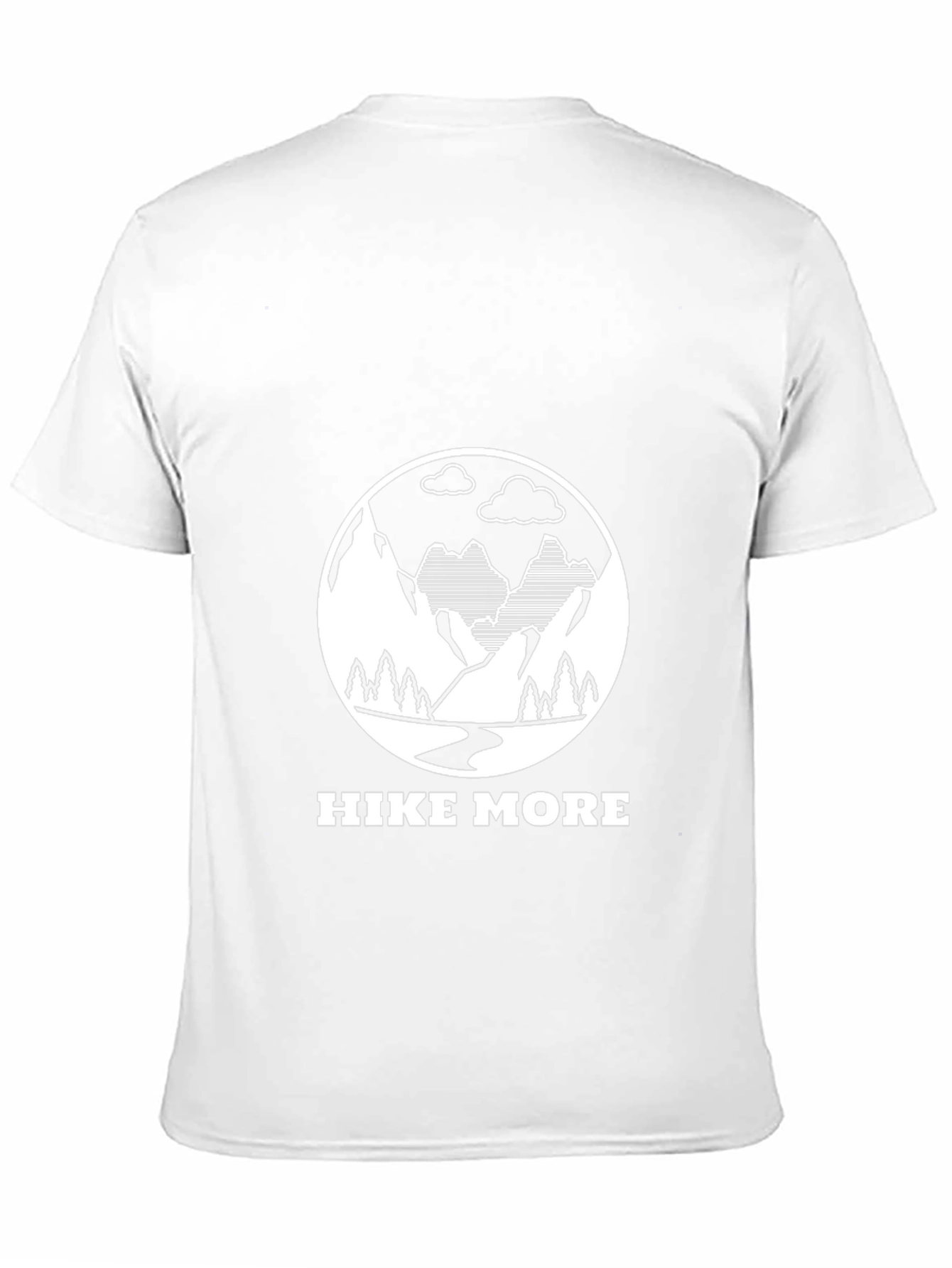 Hike More Graphic Tee - Black Cotton Blend