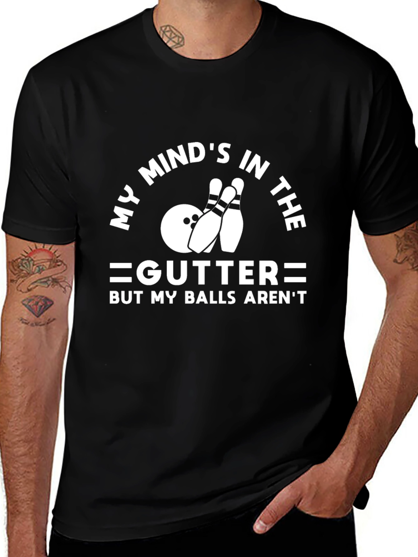 My Minds In The Gutter Bowling T-Shirt