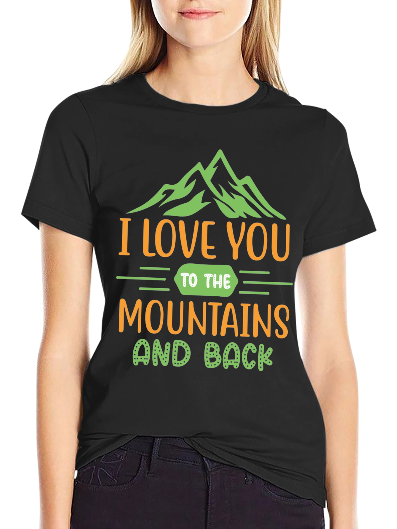 Mountains Graphic Print Tee