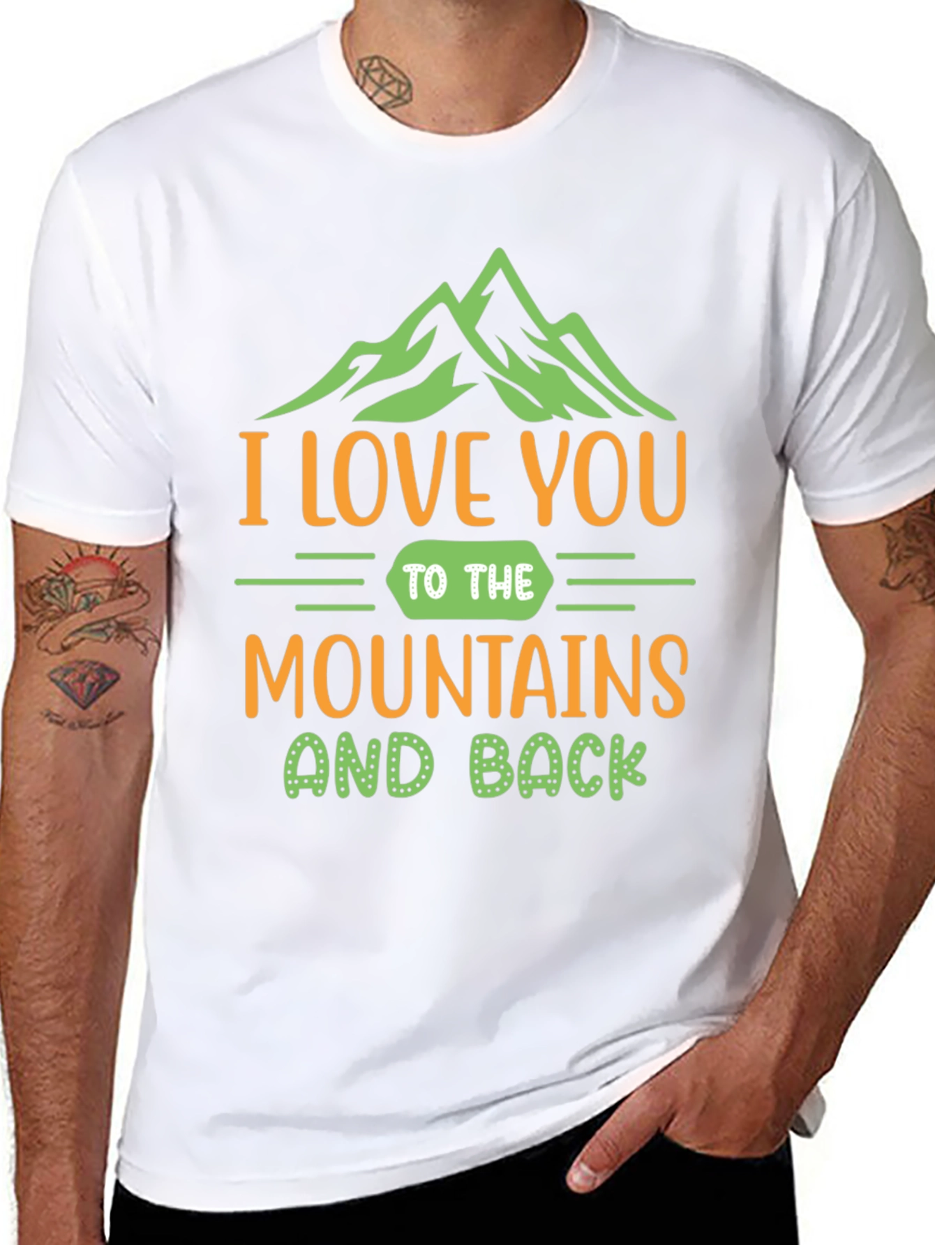 Mountains Graphic Print Tee