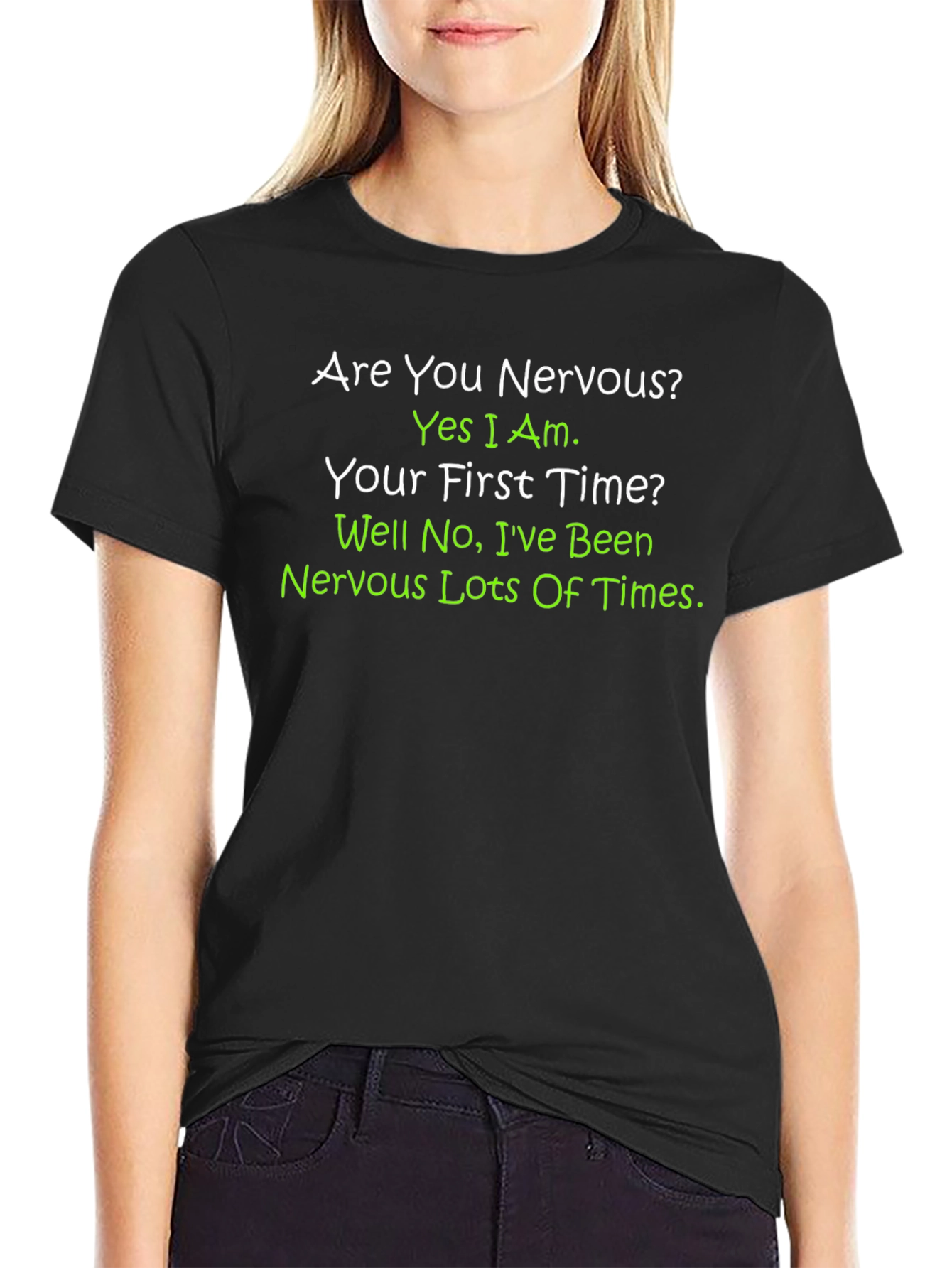 Nervous T-Shirt - Funny Sarcastic Graphic Tee