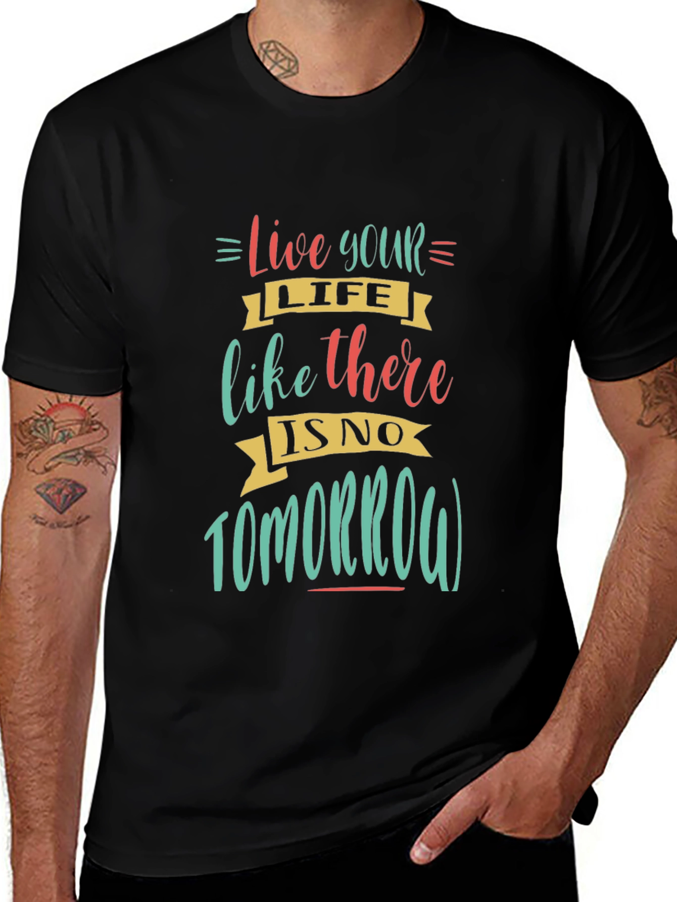 Live Your Life T-Shirt: Inspirational Graphic Tee