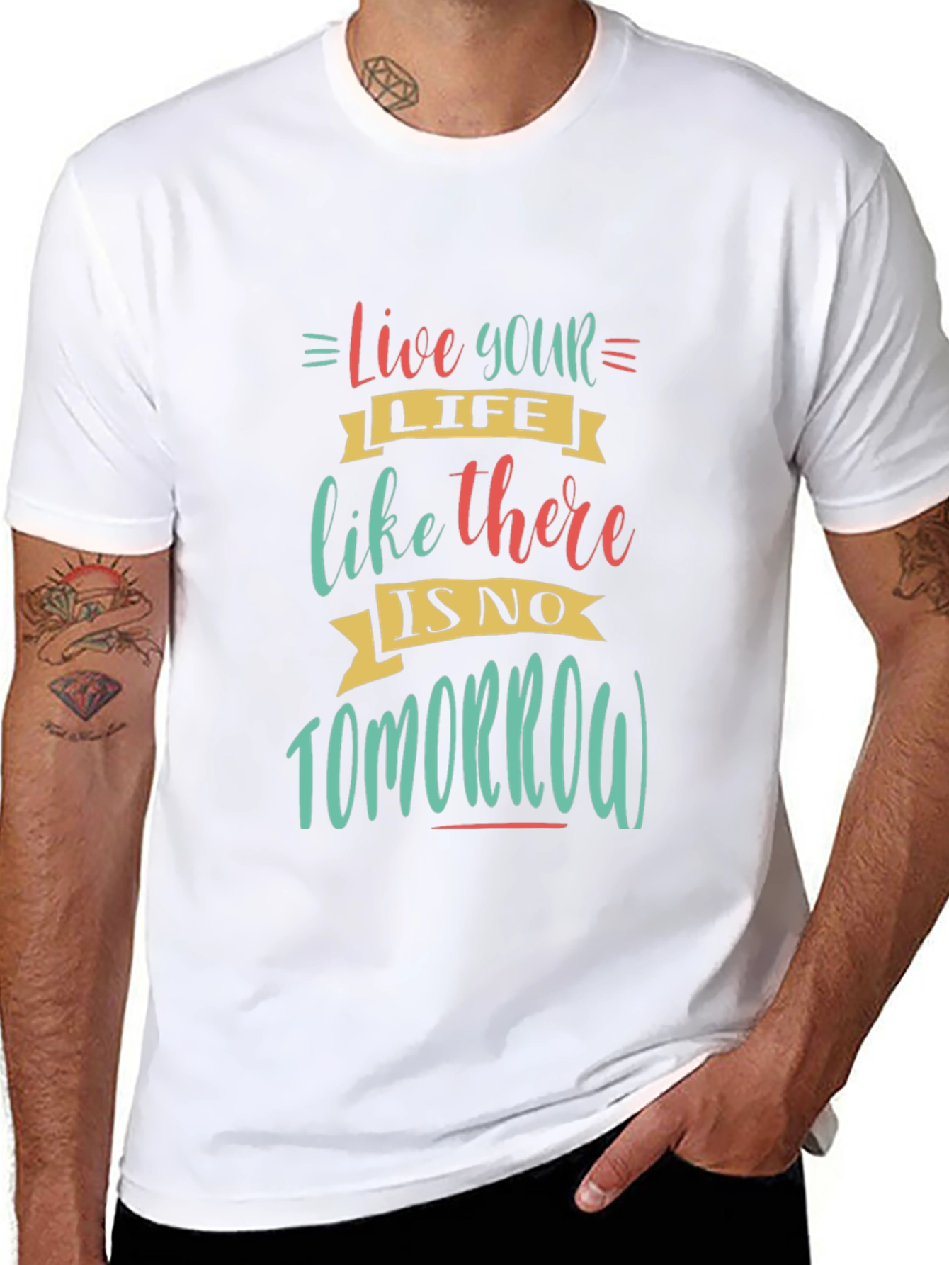 Live Your Life T-Shirt: Inspirational Graphic Tee