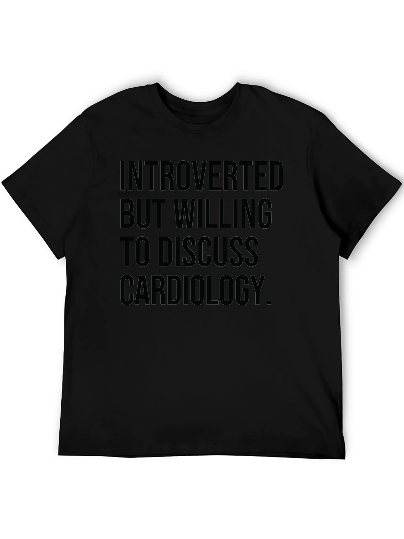 Introverted Cardiology T-Shirt - Funny Medical Tee