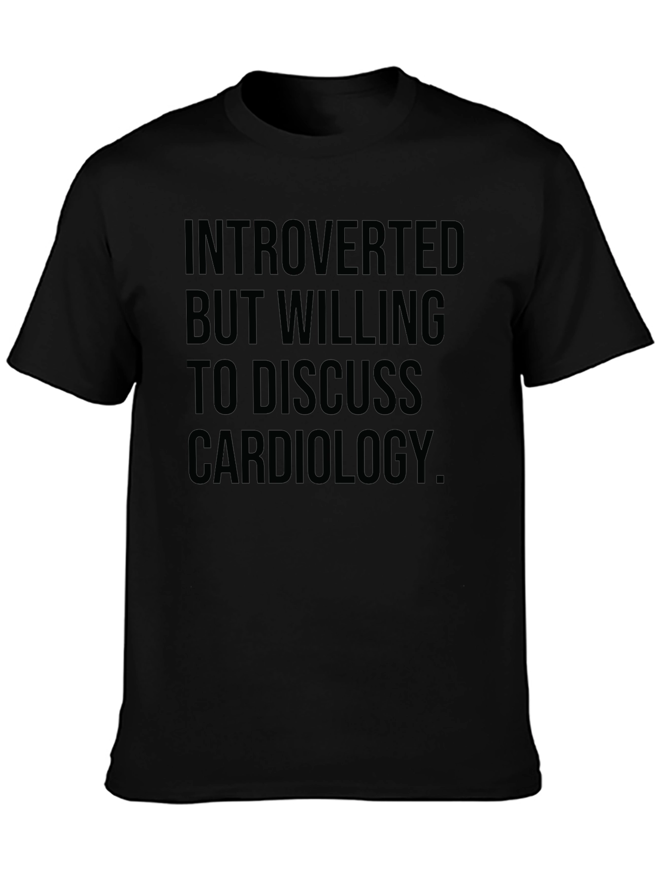 Introverted Cardiology T-Shirt - Funny Medical Tee