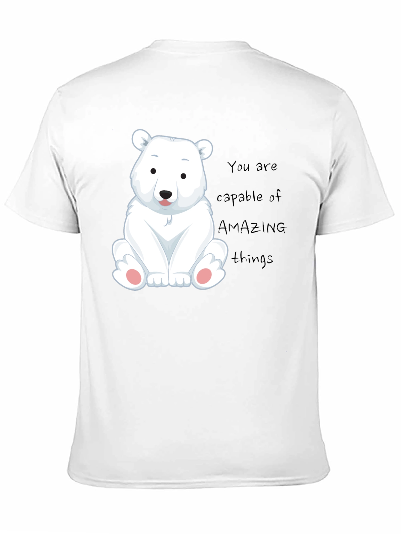 Cute Polar Bear Graphic Tee - You Are Amazing