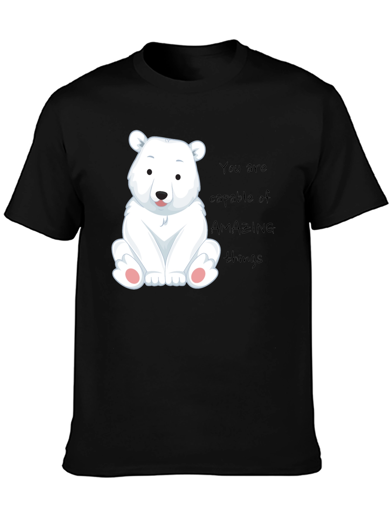 Cute Polar Bear Graphic Tee - You Are Amazing