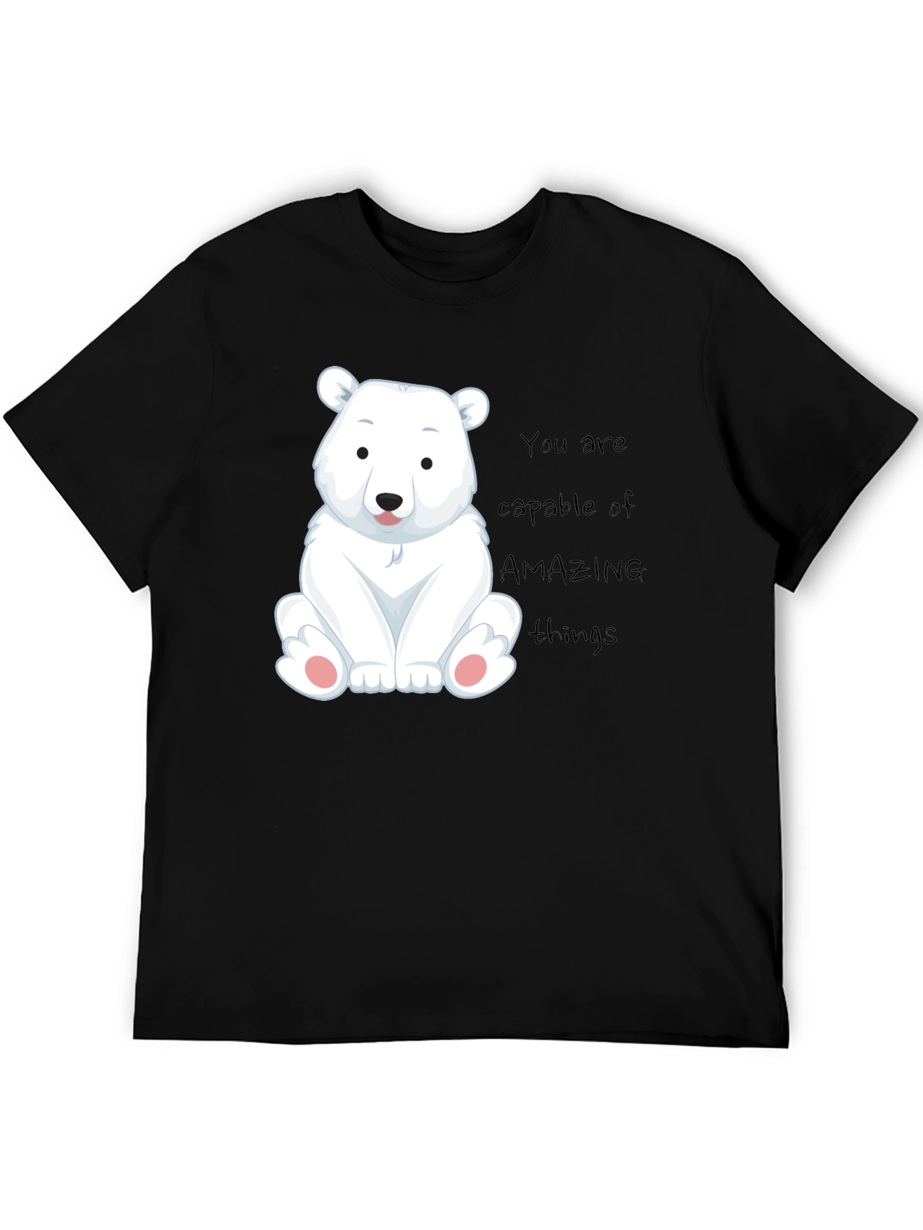 Cute Polar Bear Graphic Tee - You Are Amazing