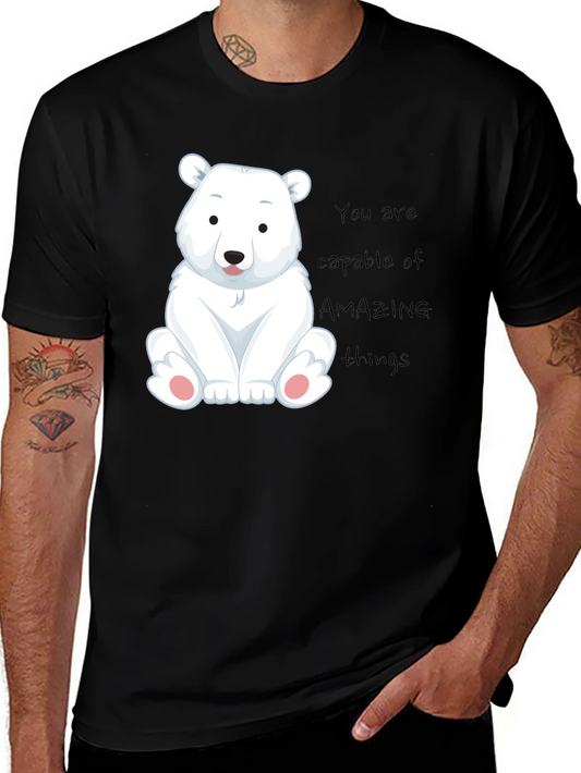 Cute Polar Bear Graphic Tee - You Are Amazing