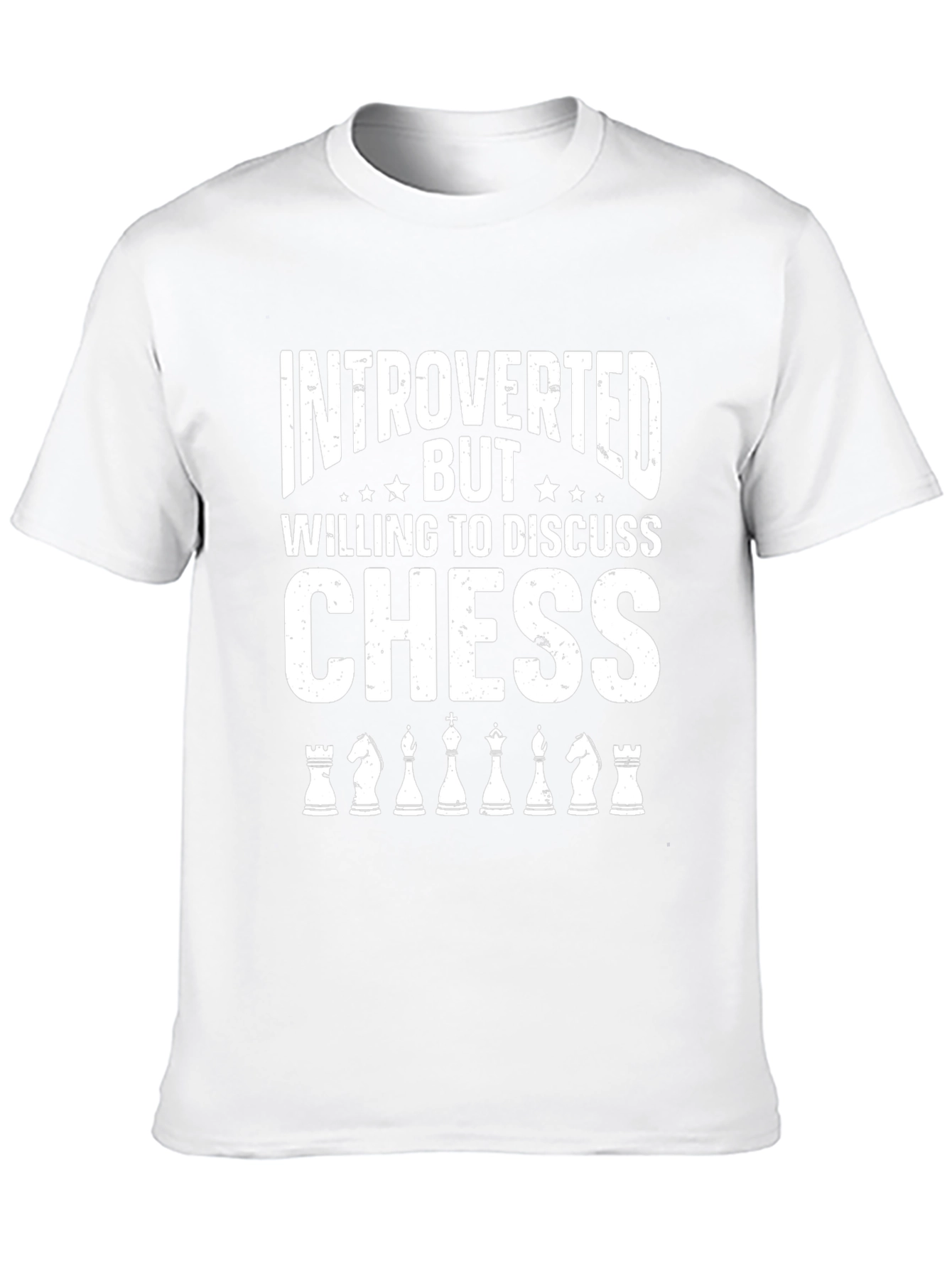 Introverted Chess T-Shirt - Discuss Chess Graphic Tee