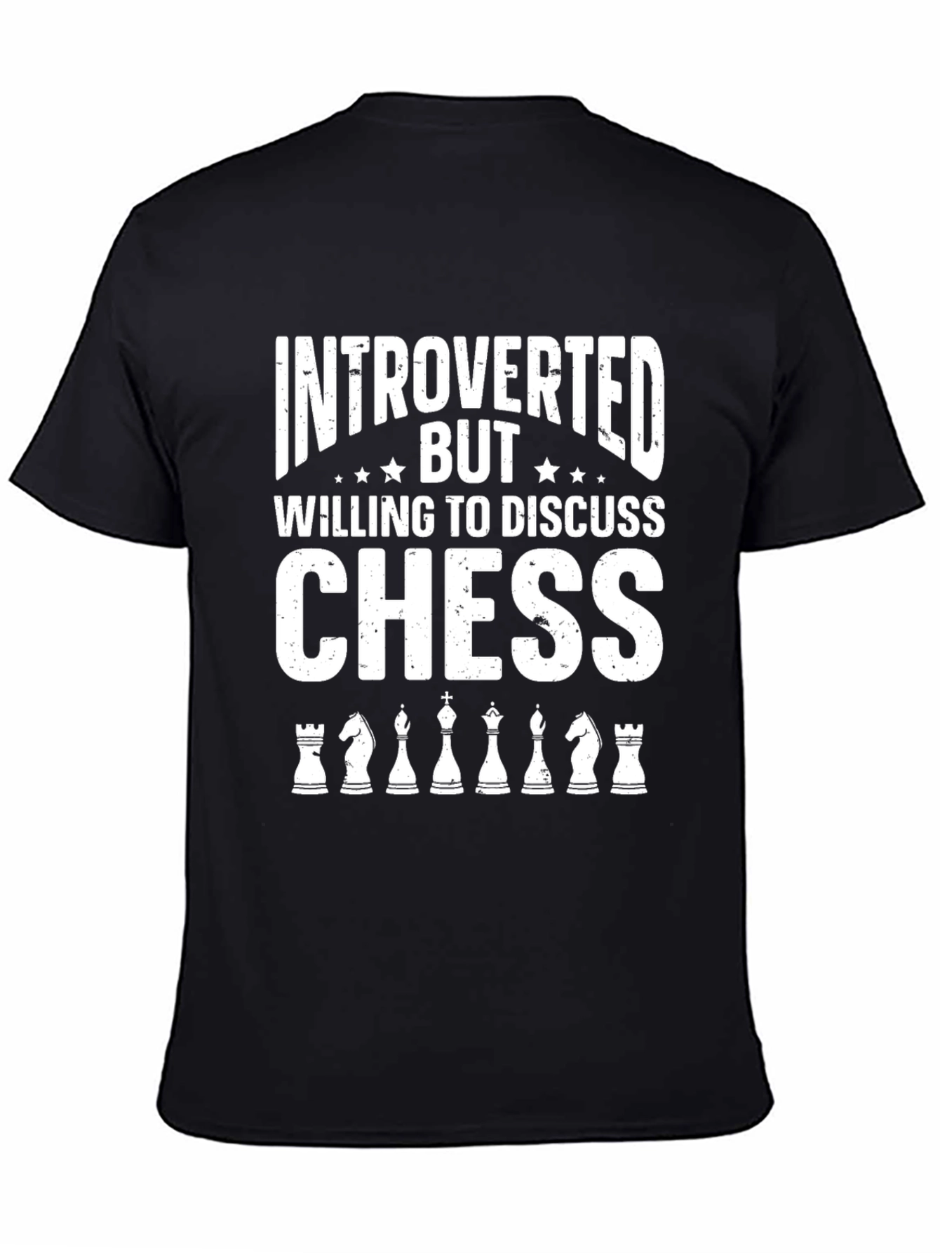 Introverted Chess T-Shirt - Discuss Chess Graphic Tee