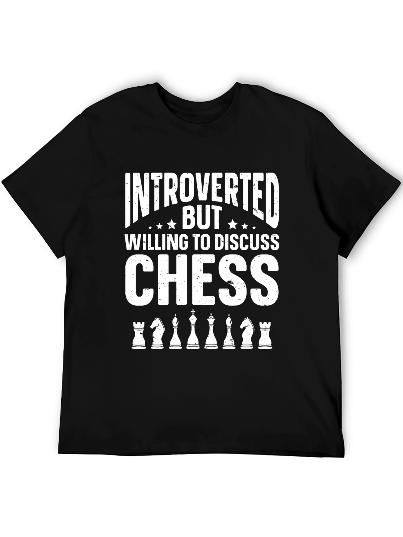 Introverted Chess T-Shirt - Discuss Chess Graphic Tee