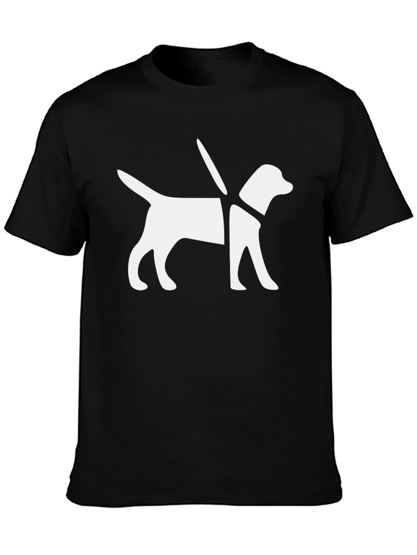 Guide Dog Graphic Tee - Black