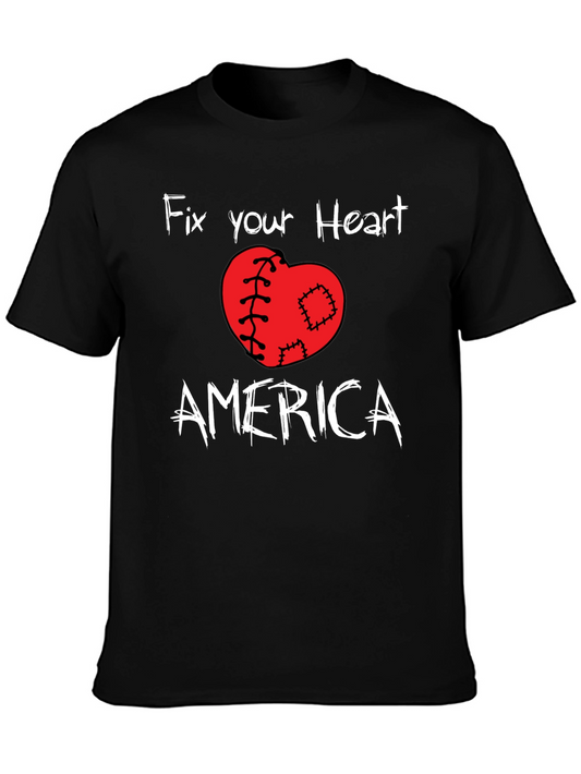 Fix Your Heart America Graphic T-Shirt