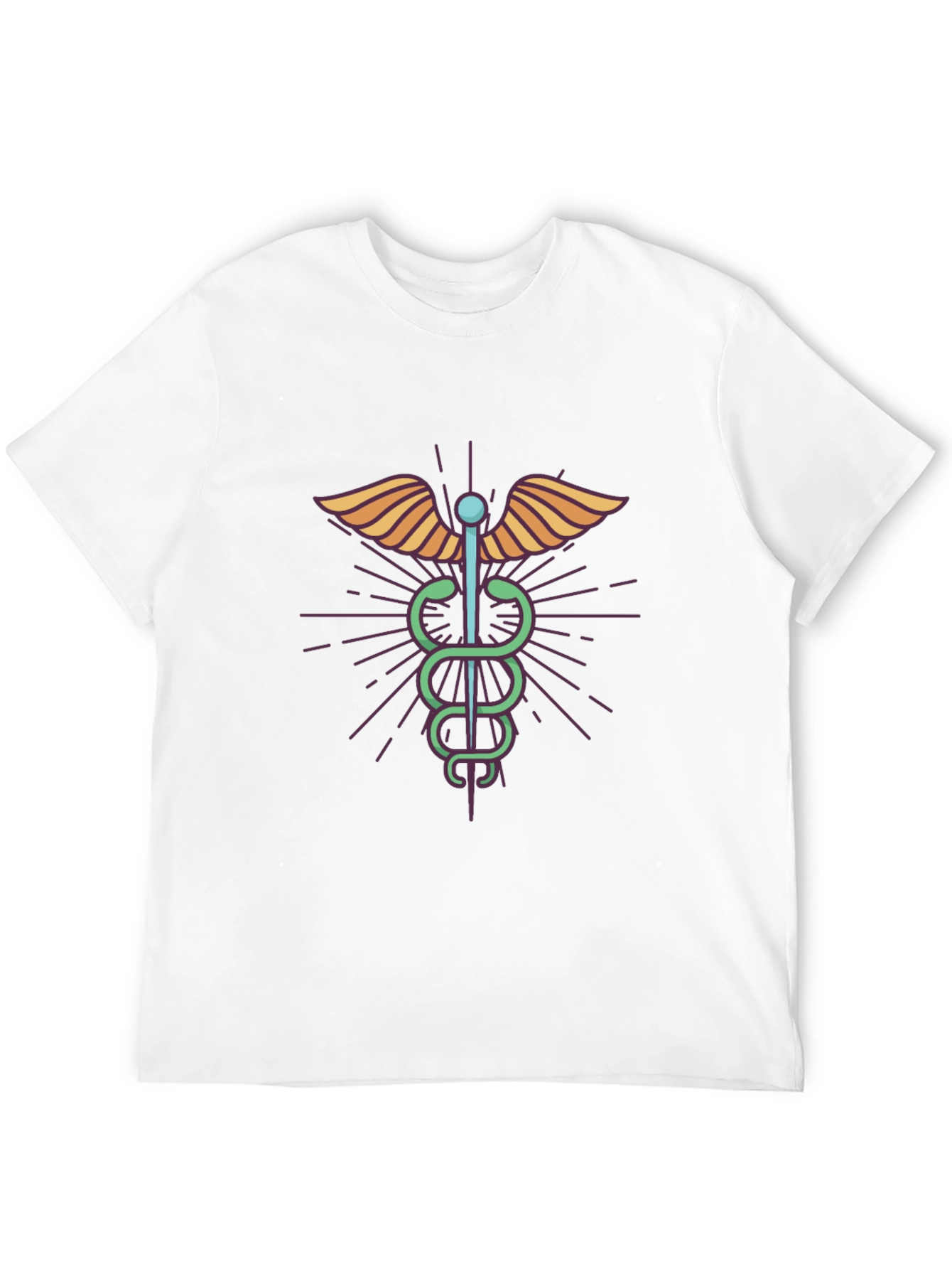 Medical Caduceus Symbol Graphic Tee