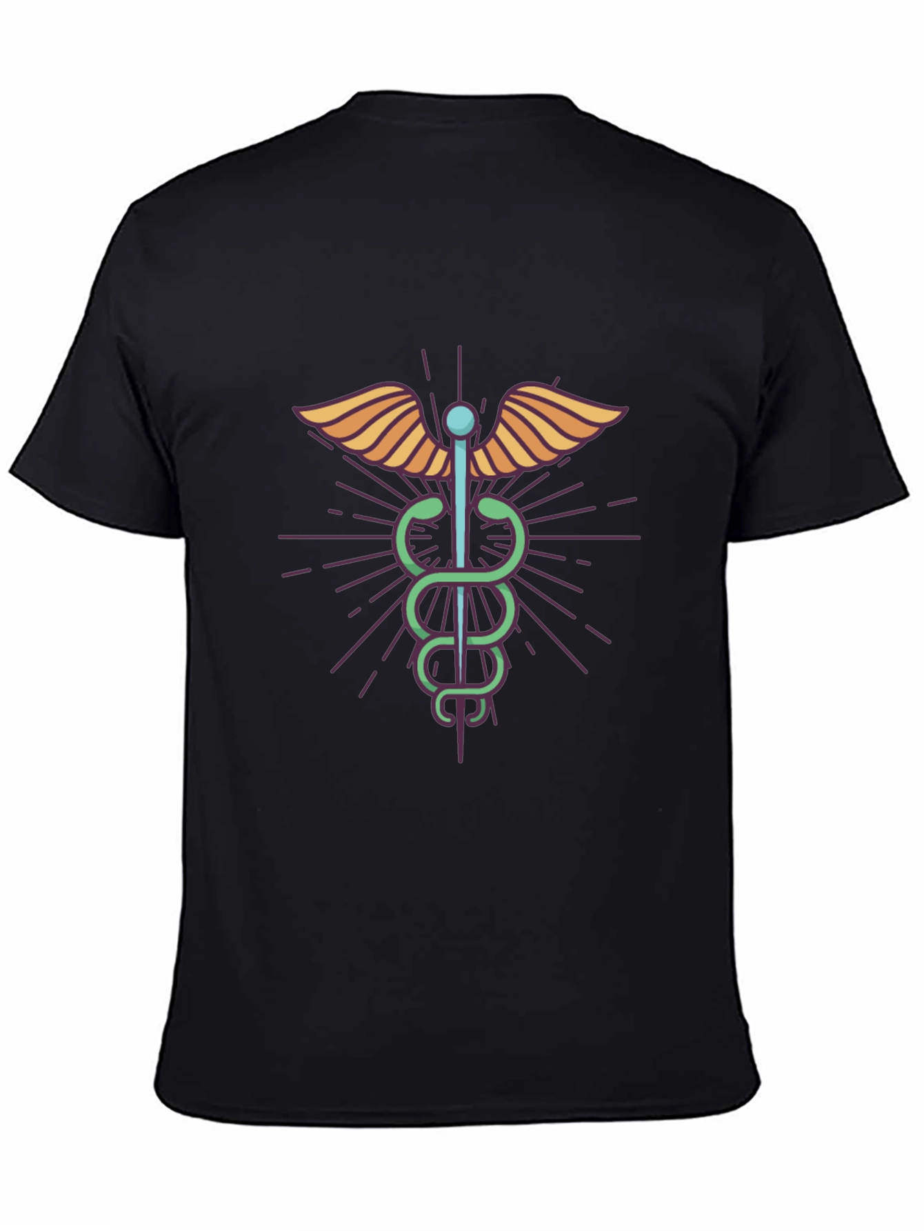 Medical Caduceus Symbol Graphic Tee