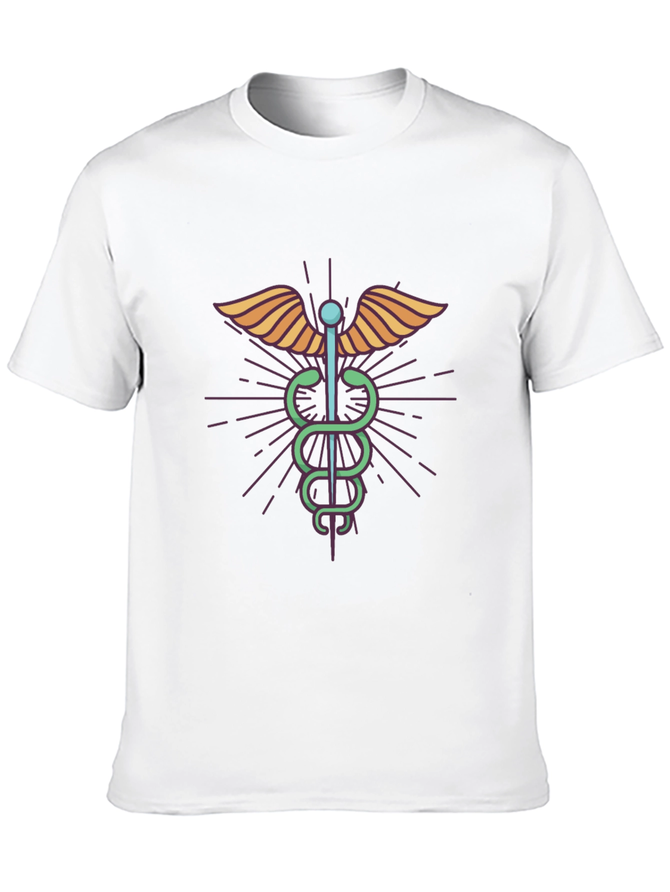 Medical Caduceus Symbol Graphic Tee