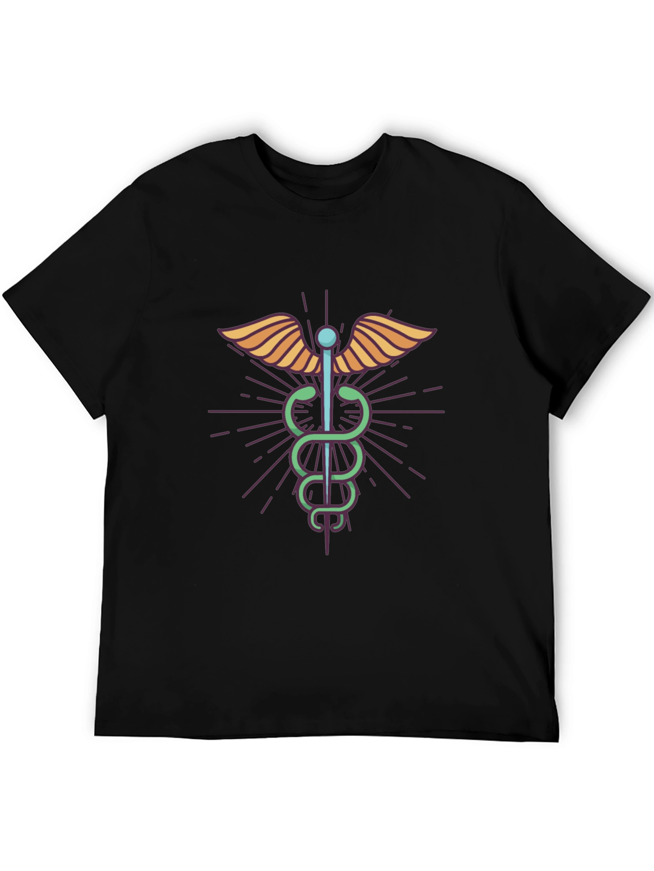 Medical Caduceus Symbol Graphic Tee