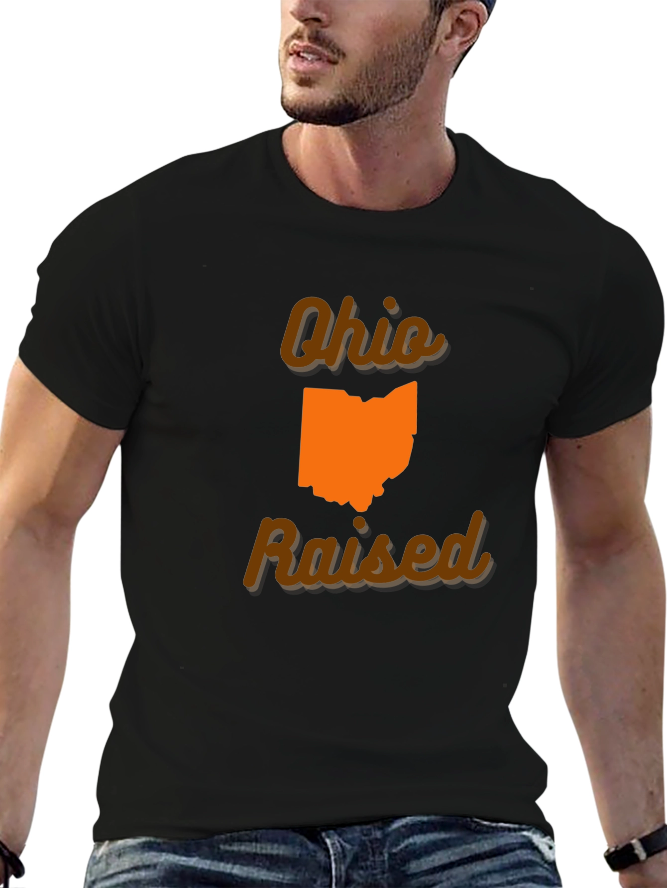 Ohio Raised Graphic Tee - State Pride T-Shirt
