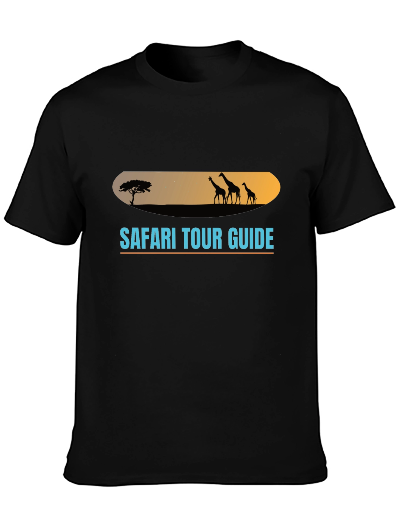 Safari Tour Guide Graphic T-Shirt