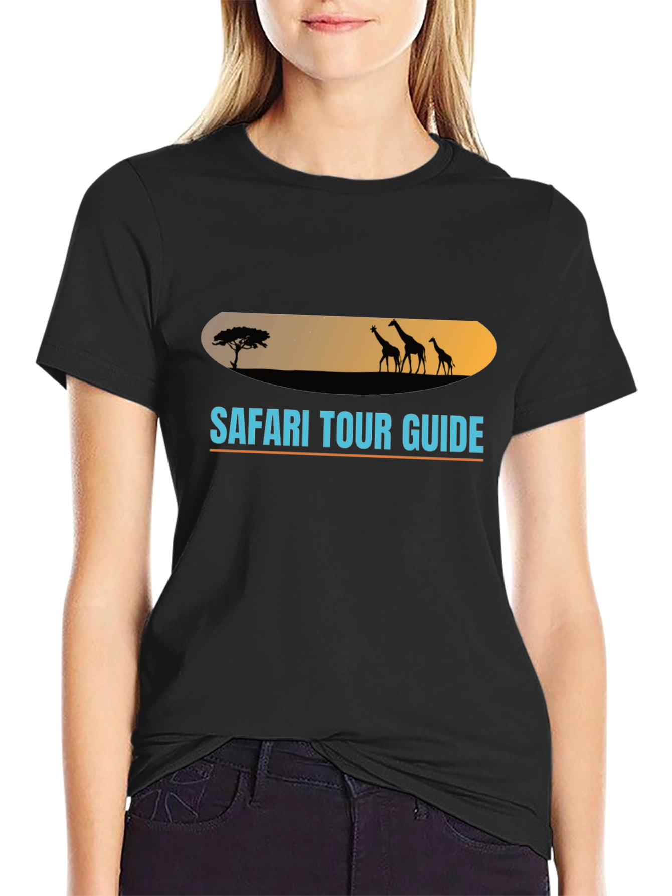 Safari Tour Guide Graphic T-Shirt