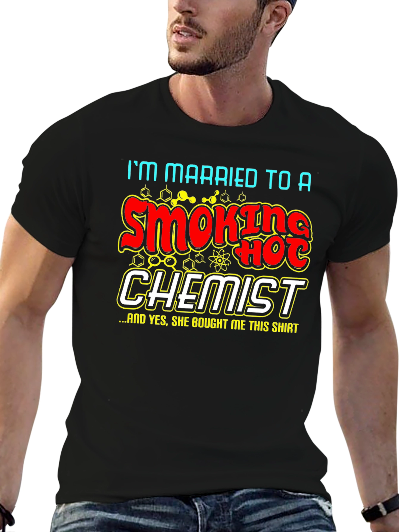 Funny Chemistry T-Shirt: Smoking Hot Chemist Gift
