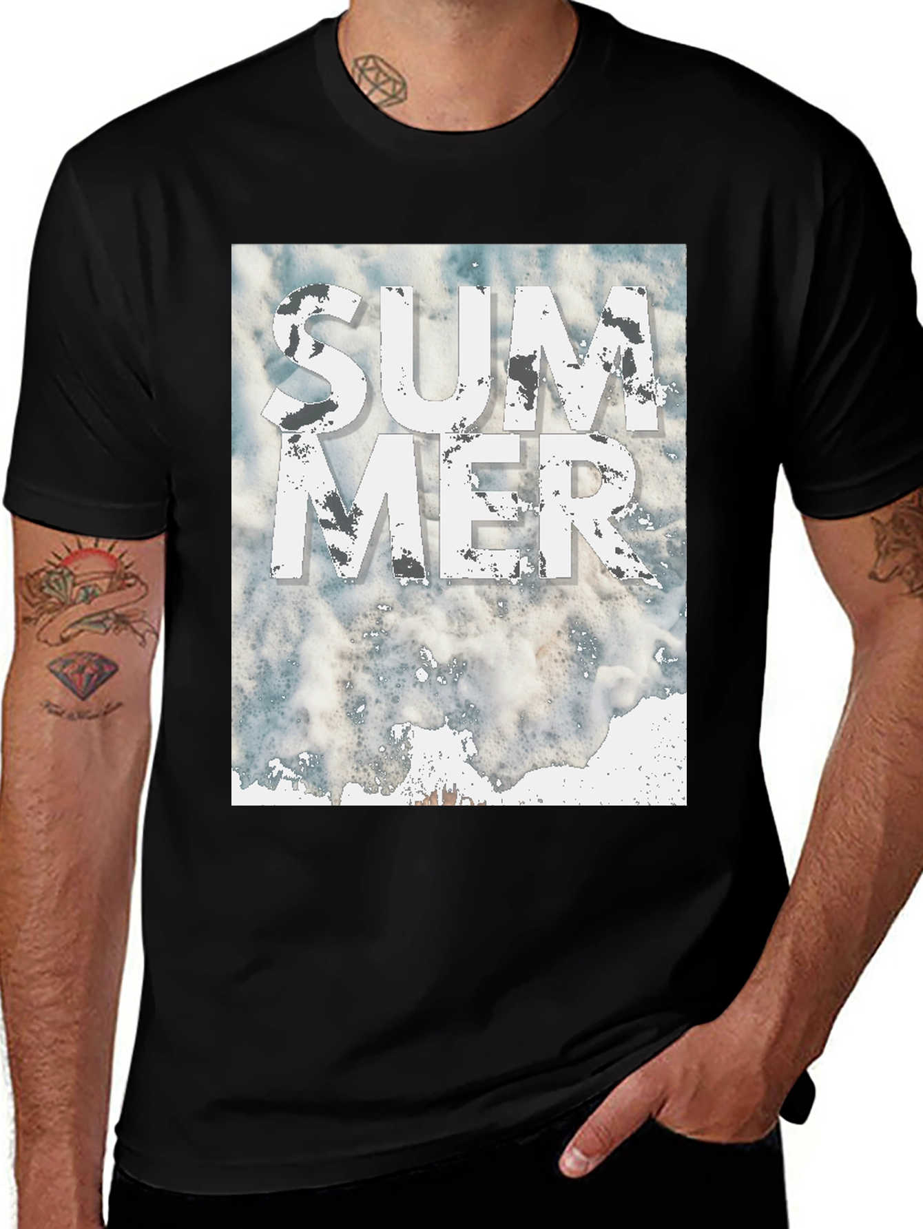 Summer Wave Graphic T-Shirt