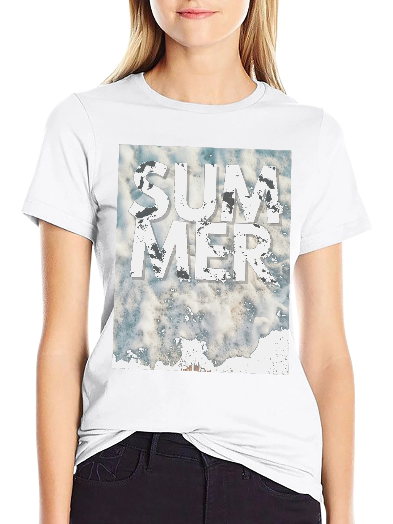 Summer Wave Graphic T-Shirt