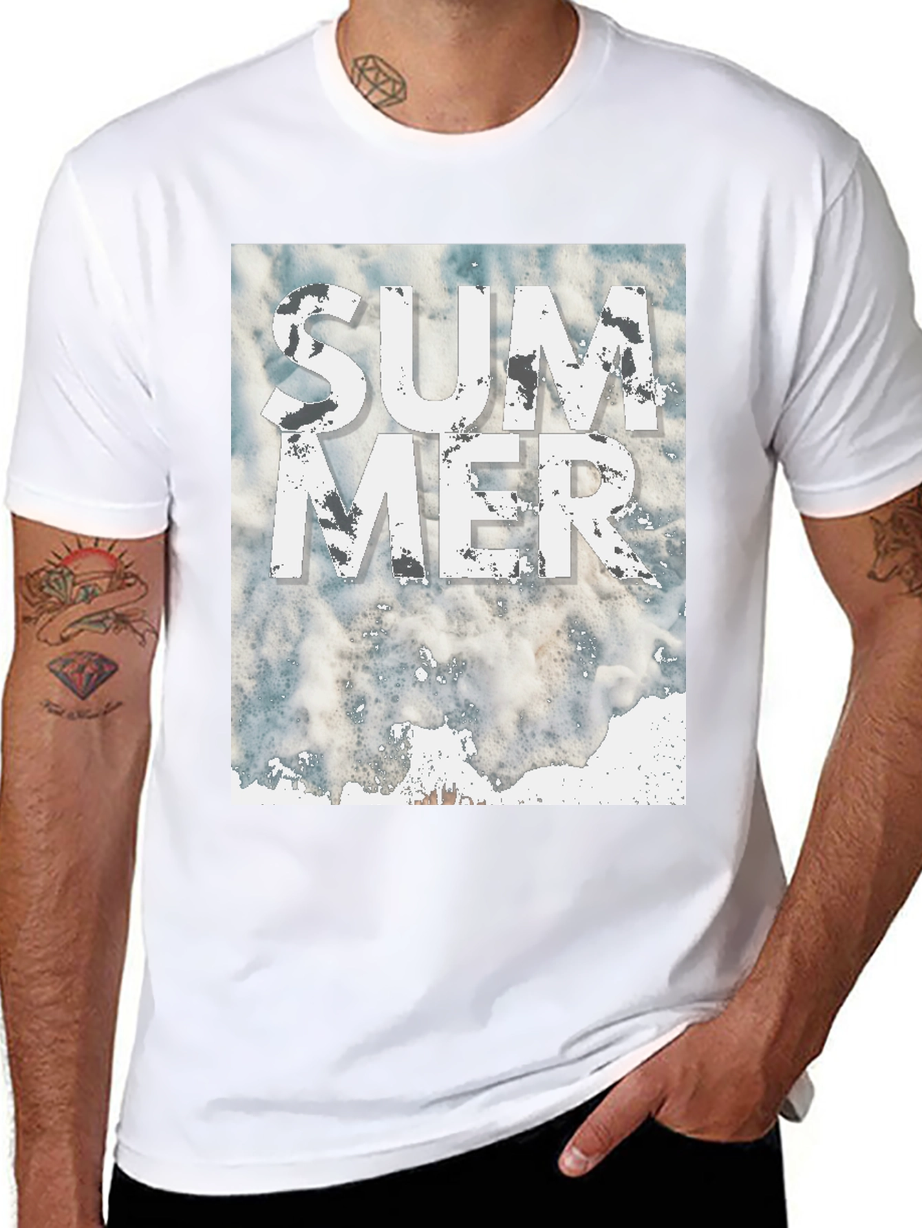 Summer Wave Graphic T-Shirt