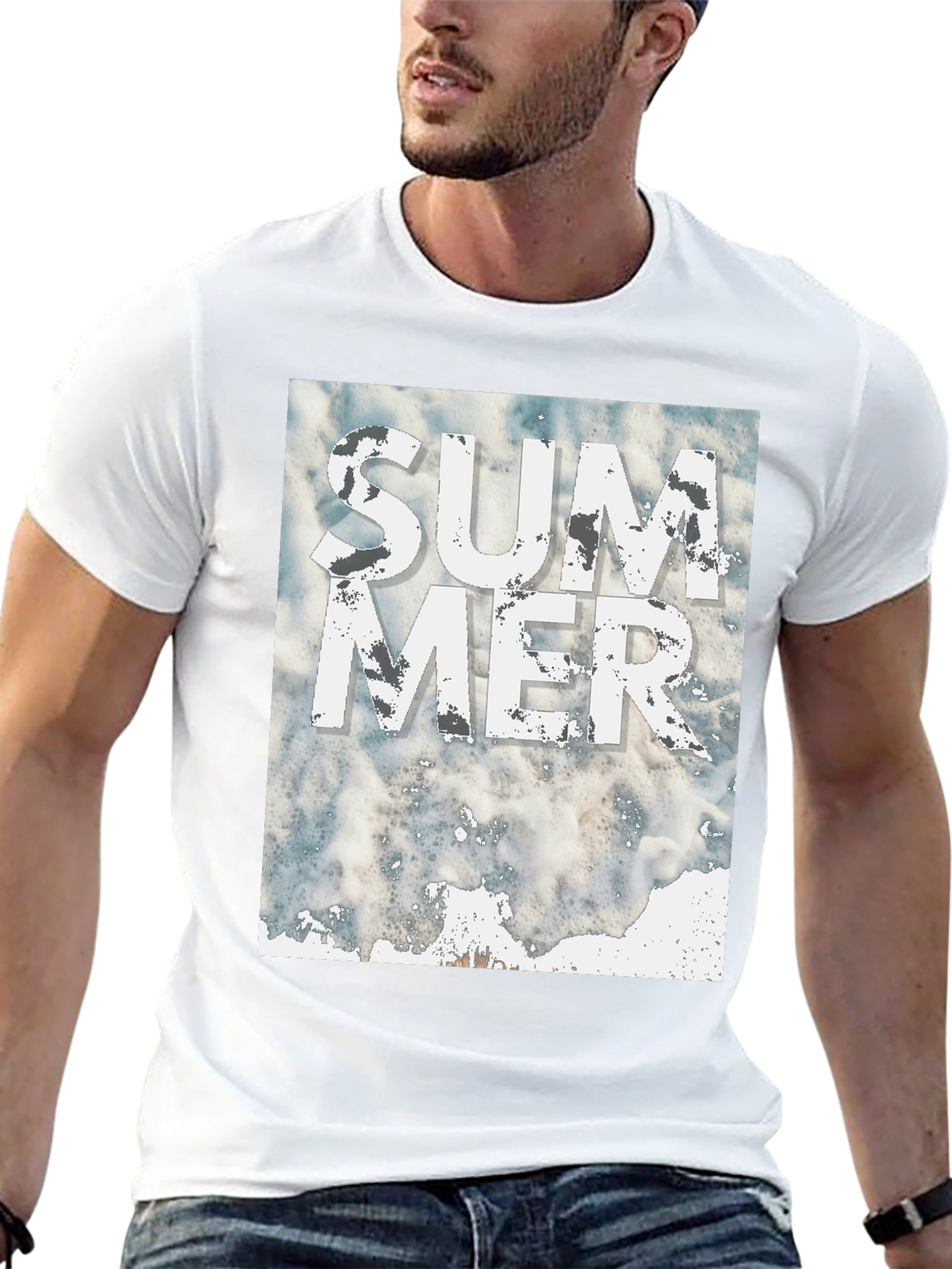 Summer Wave Graphic T-Shirt