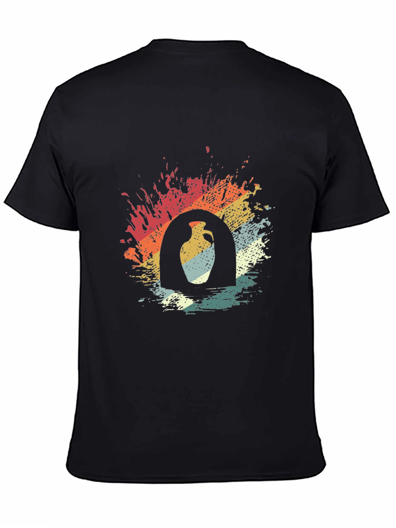 Retro Pottery Graphic Tee - Unisex Soft Cotton Shirt