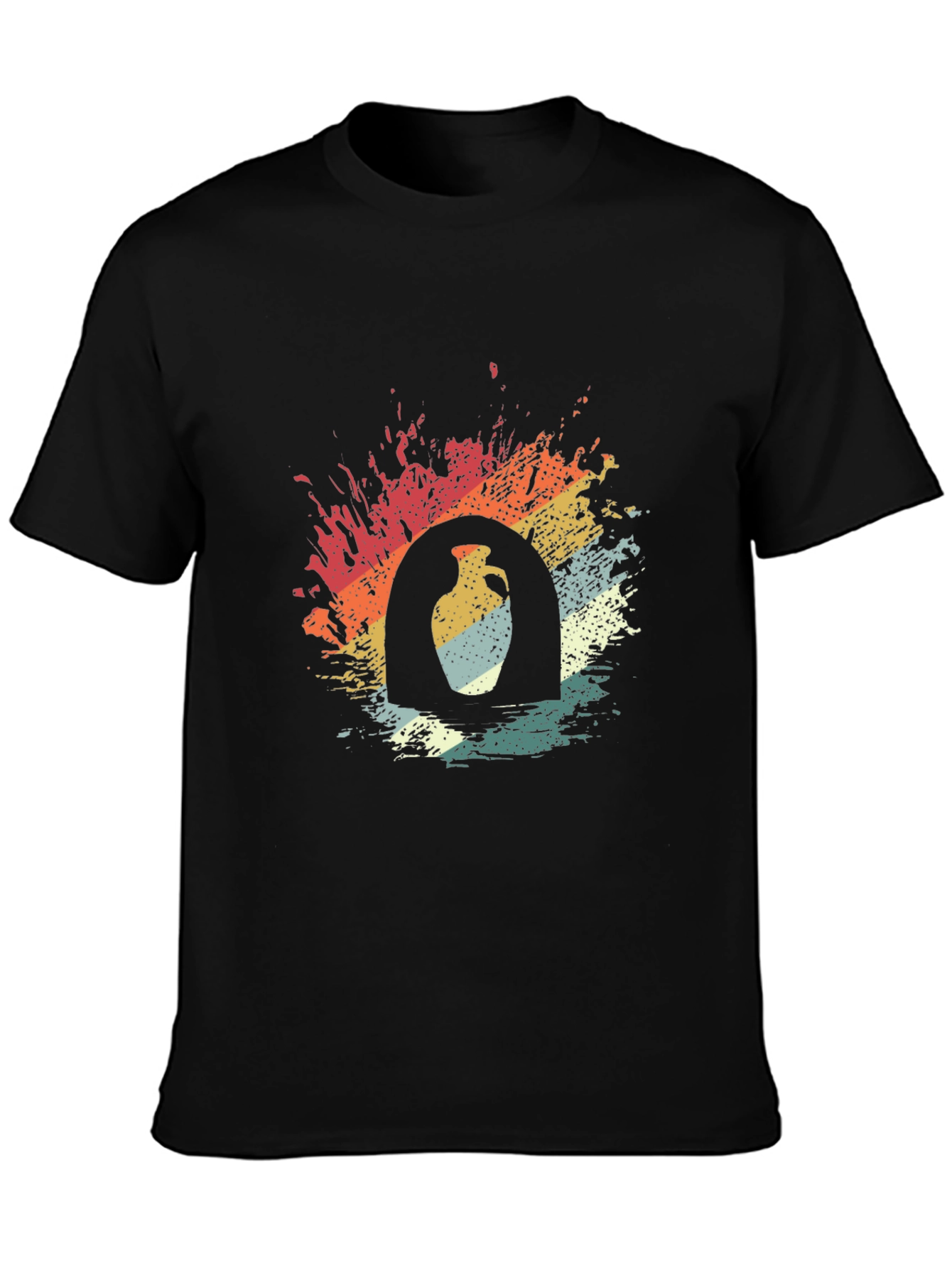 Retro Pottery Graphic Tee - Unisex Soft Cotton Shirt