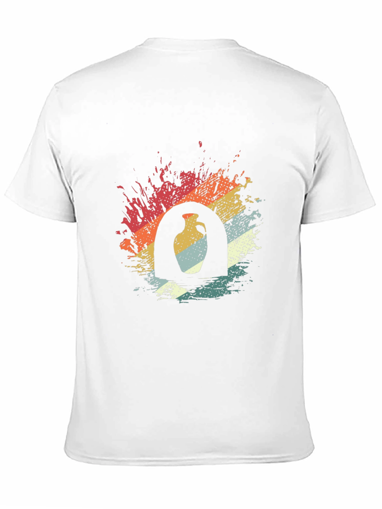 Retro Pottery Graphic Tee - Unisex Soft Cotton Shirt