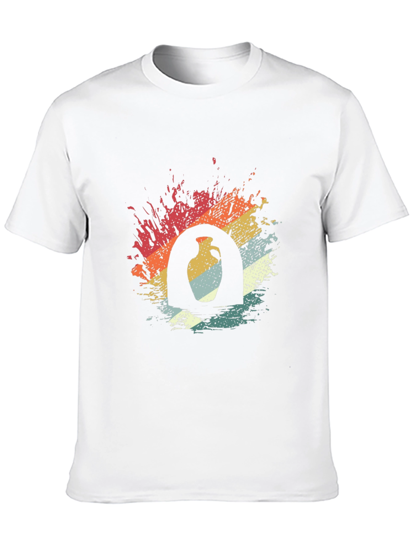 Retro Pottery Graphic Tee - Unisex Soft Cotton Shirt