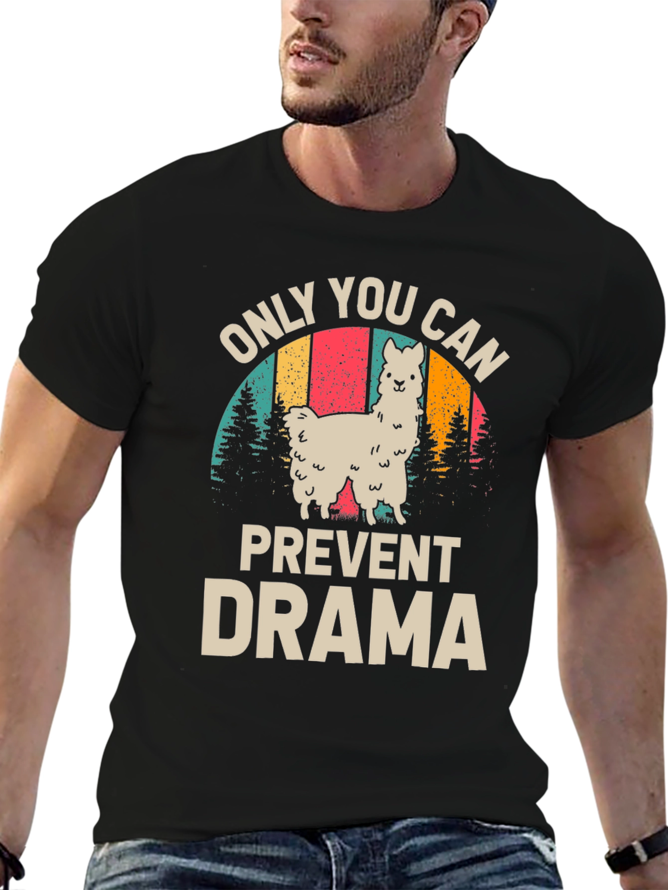 Only You Can Prevent Drama Llama Graphic Tee