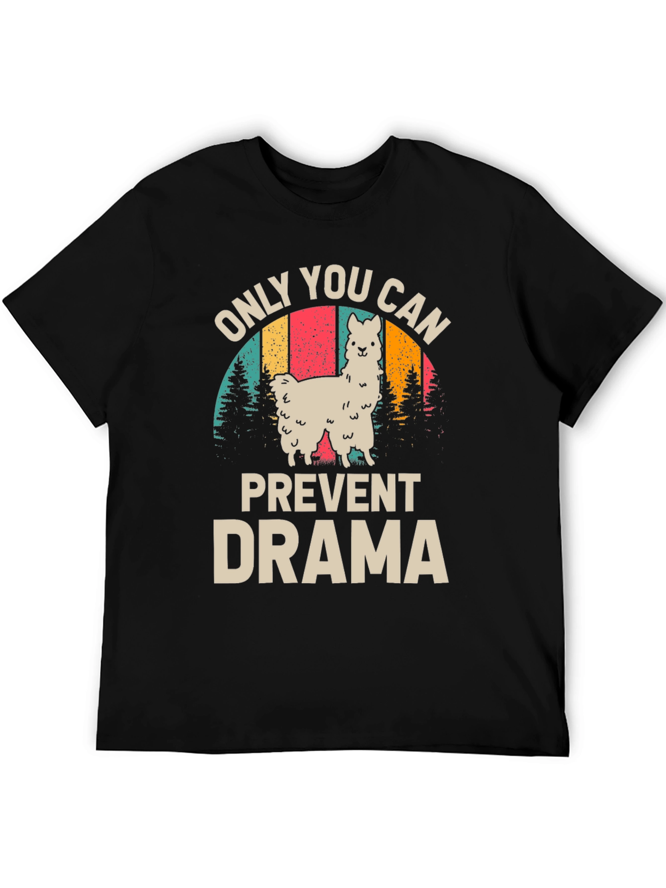 Only You Can Prevent Drama Llama Graphic Tee