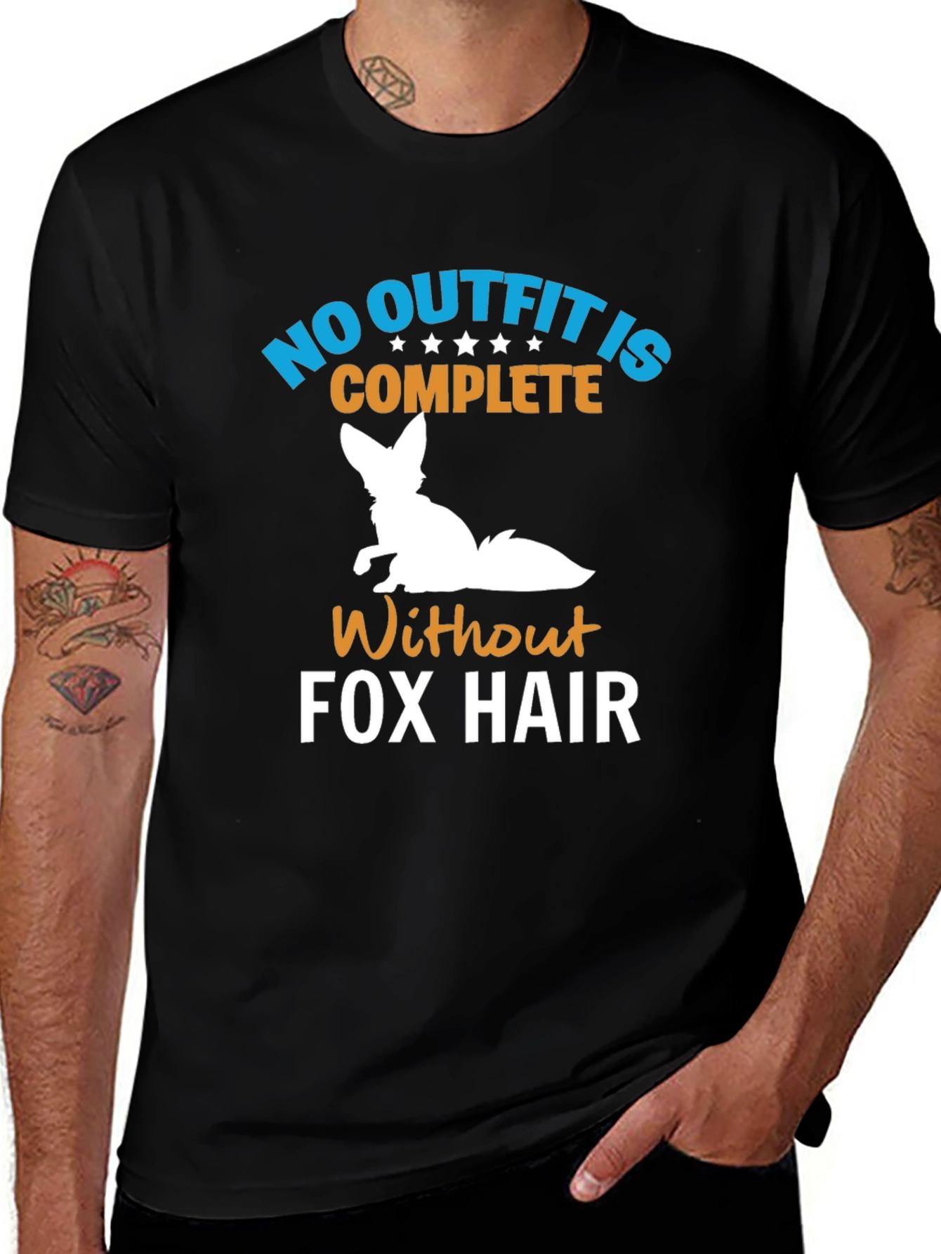 No Outfit Complete Fox Hair T-Shirt